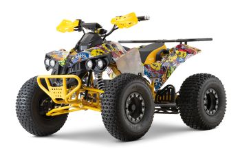 NITRO MOTORS 1500W 60V Eco midi Kinder Quad Warrior Graffiti Sport 8"
